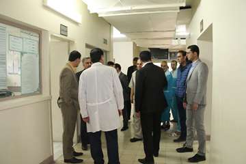 عیادت معاونان دانشگاه در آغاز سال نو از بیماران مرکز روانپزشکی رازی 